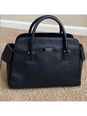 Michael Kors Black Leather Satchel